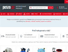 Tablet Screenshot of penzo.cz